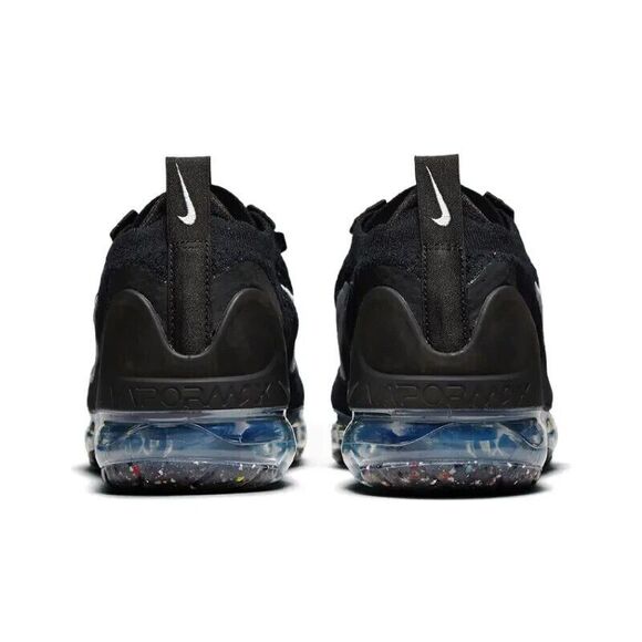 Nike Air Vapormax 2021 FK Flyknit Black Metallic Silver White DC4112-002 Wmns 8 - Picture 6 of 7